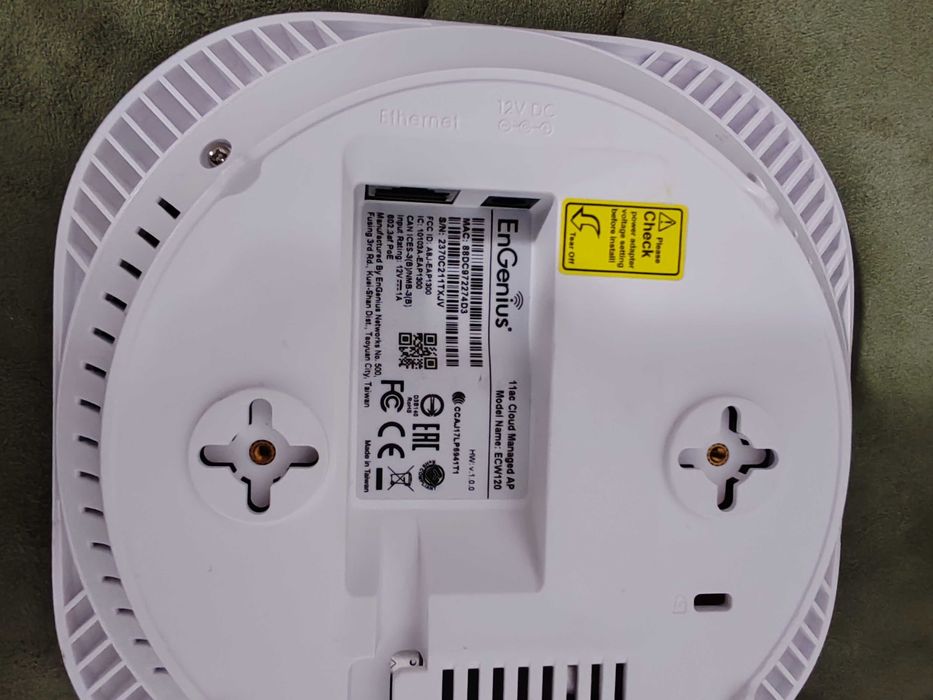 Access Point EnGenius 11ac 2x2 ECW120Cloud Managed Wave 2 WiFi 5