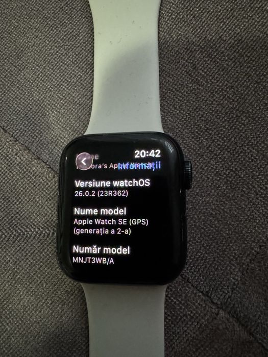 Apple watch SE generatia 2 Midnight Aluminium Case