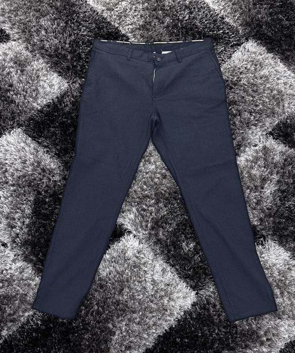 2 Pantaloni Zara barbati albastru inchis