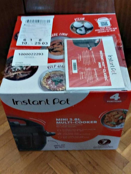 Instant Pot CLASSIC MINI 3.8L – функции 7-в-1