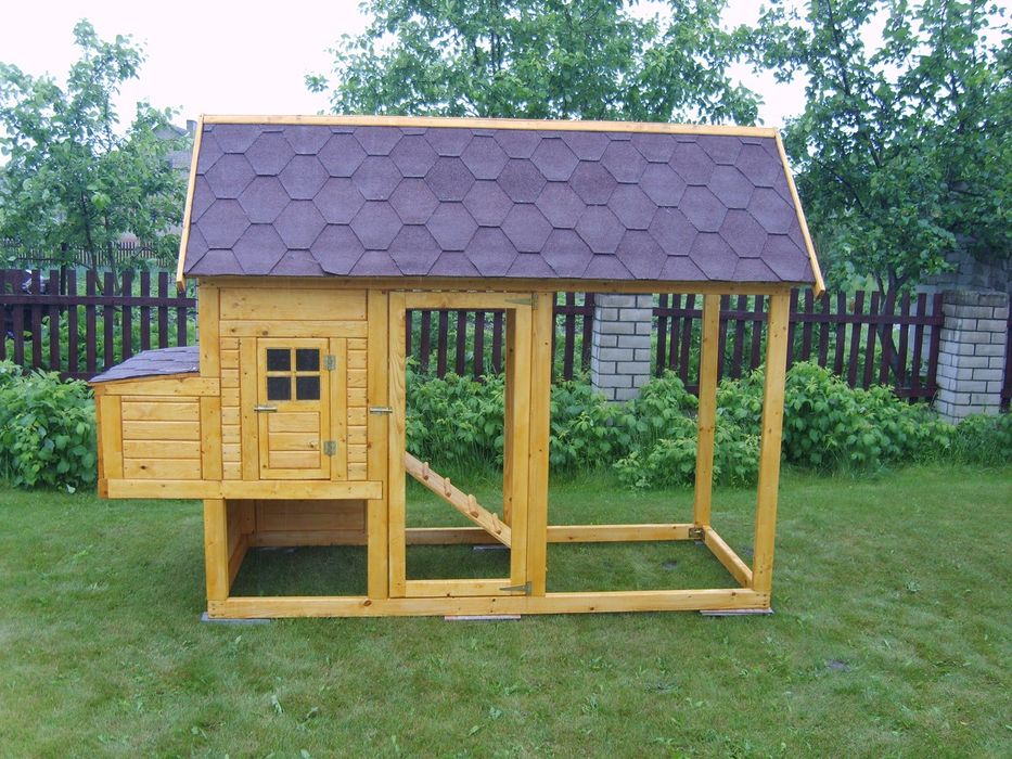 Зимние домики для кур