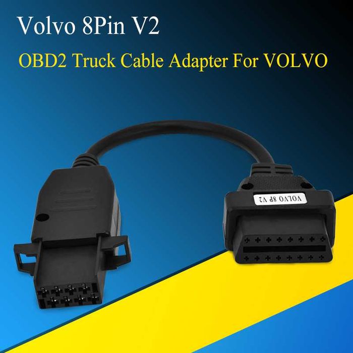 кабель OBD 2 для Volvo 8pin переходник Вольво