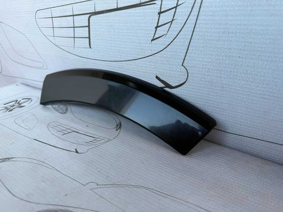 Ornament Extensie Bara Spate Dreapta Skoda Fabia 2 Scout 2012 / 2010-2014 Cod OEM 5J6853057A GRU (5C2)
