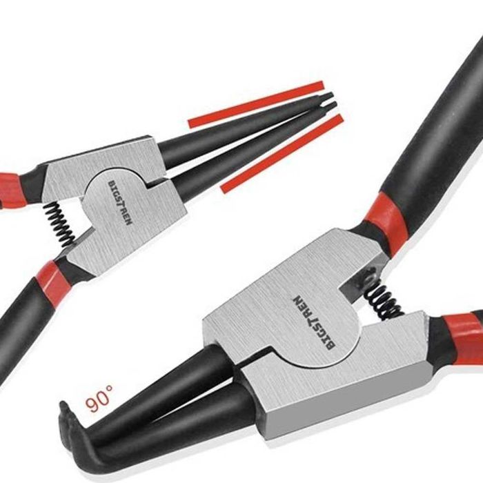 Клещи зегер 180 мм, BIGSTREN 22159, к-т 4 бр.