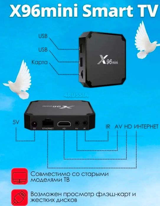 ТВ Бокс приставка Х-96 mini 2/16