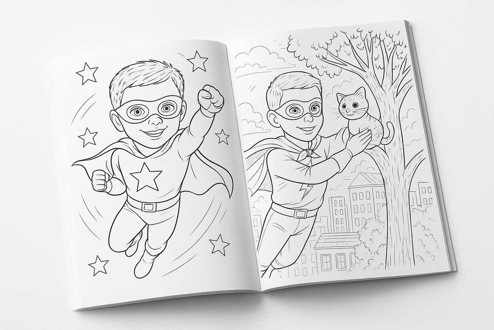 Персонализирани книжки за оцветяване