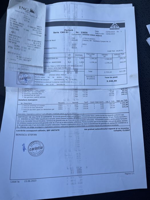 BMW seria 3 (E90 320I)  178000 km in crestere