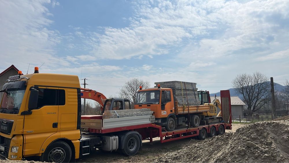 Transport marfa , agabaritic , utilaje.