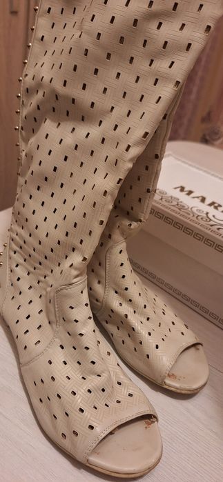 Продам сапоги натуральный кожаные