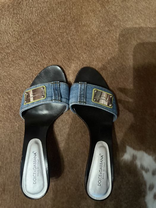 Sandale originale D&G denim marime 37