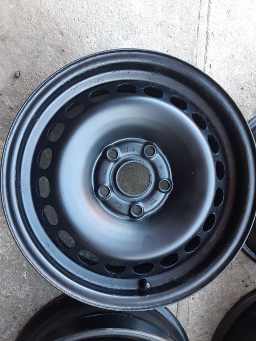 Set 4 x jante tabla vag R15 5x112 6J ET45 CB 57.1 passat b5 b5.5/golf5