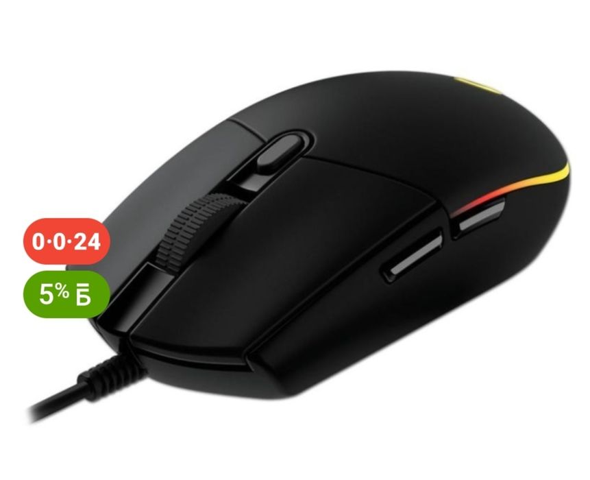 Мышь Logitech G102 Lightsync черный