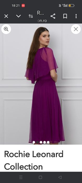 Rochie mătase naturala