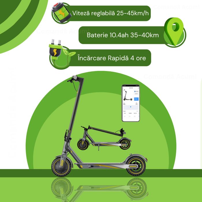 Trotineta electrica nouă lichidare stoc sigilata 25km/h, cauciuc plin