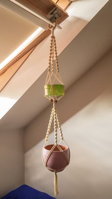 Agățătoare macrame pentru ghiveci
