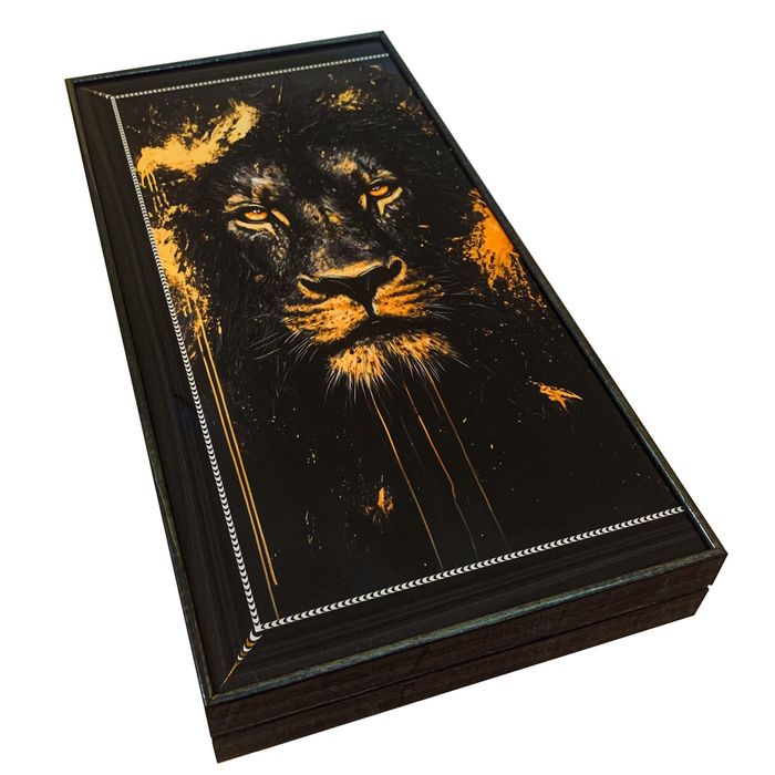 Премиум голяма табла за игра - Лъв ,48х48 см