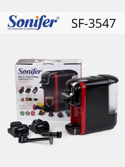 Sonifer SF-3547 Капсульная автоматическая кофемашина  3в1 kv26