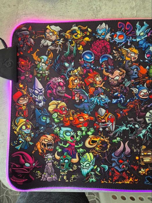 Коврик SteelSeries QcK Prism XL Dota 2 Edition (RGB)