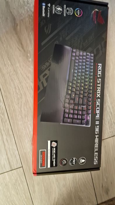 Tastatură mecanică wireless ASUS ROG Strix Scope II 96