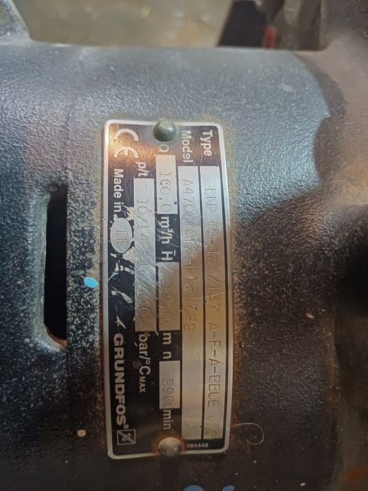 Насос Grundfos 100m³