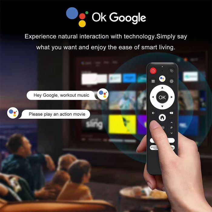 НОВ 8-Ядрен TV Box H96 MAX H728 | Wi-Fi 6 | Android TV 14 | Смарт ТВ