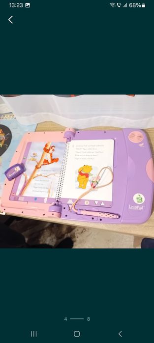 LeapPad cu husa si 14 casete