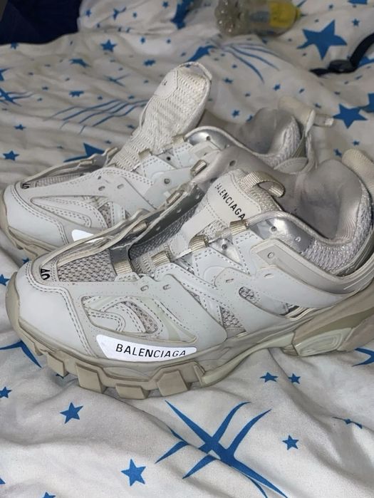 balenciaga track white