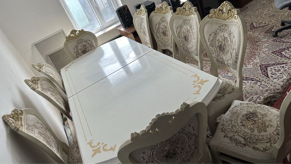 Стол стулья б/у қолданбаған солаймен тұр