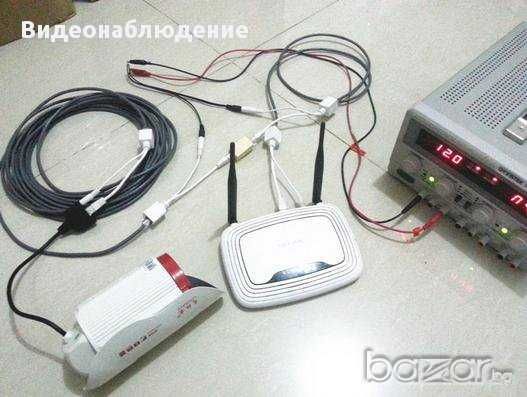 PоE Injector РоЕ Splitter Ethernet LAN Захранване ПОЕ Инжектор Сплитер Захранващ Kомплект за IP Камери Захранващи се по Ethernet LAN Мрежови Кабел