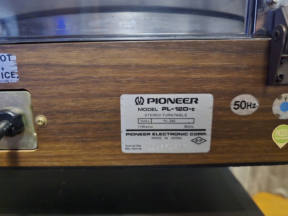 Pick-up Pioneer PL-12D-II