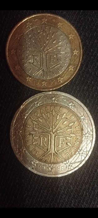 Редки евро монети два броя