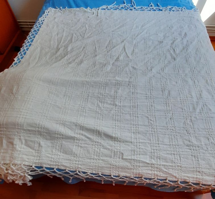 Set sau separat(1+2)Huse din in cu franjuri pentru canapea si fotolii