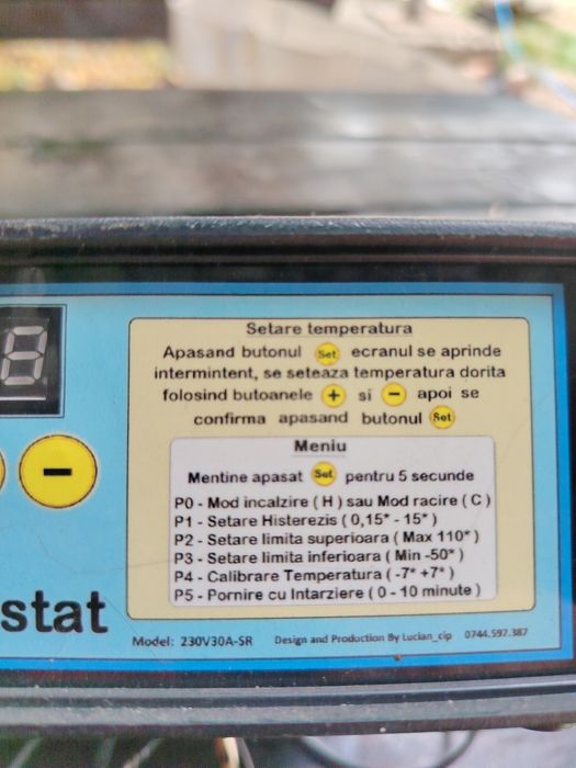 Termostat hibrid pentru rasaduri