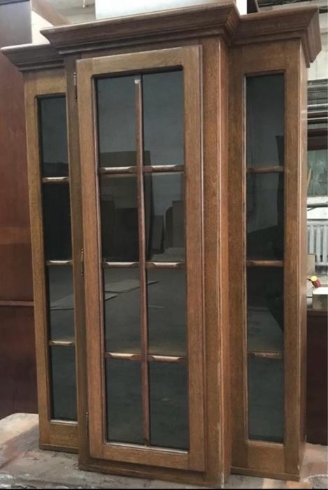 Vitrina  lemn stejar