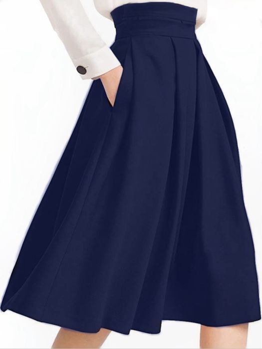 Длинная юбка с завязками