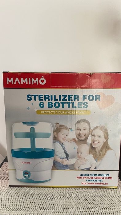 Sterilizatorul electric pentru 6 biberoane Mamimo