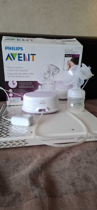 Помпа за кърма Avent, електрическа люлка Kikkaboo и слинг Caboo lite.