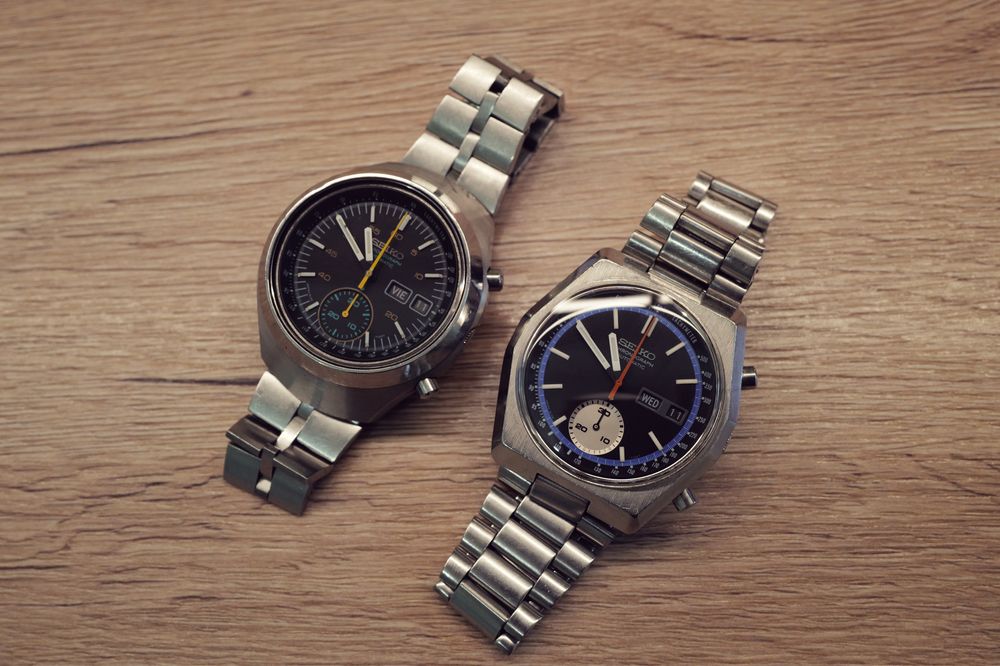 Seiko 6139 Helmet Darth Vader Chronograph Automatic doua modele