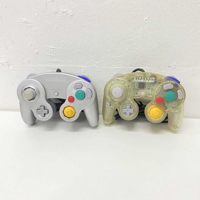 NINTENDO GAMECUBE Enjoy Plus Pack Silver Controller Skeleton
