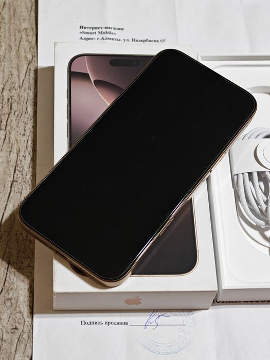 iPhone 16 Pro Max 256 gb ёмкость 100
