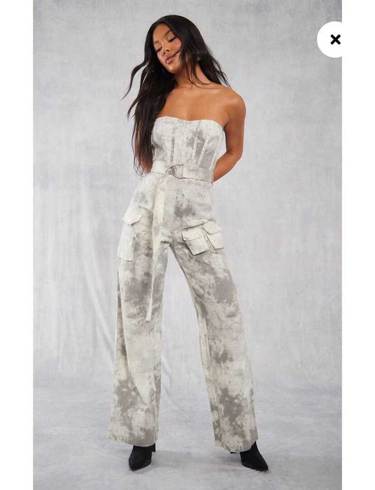 сив гащеризон банталон бюстие бял топ дънков pretty little things