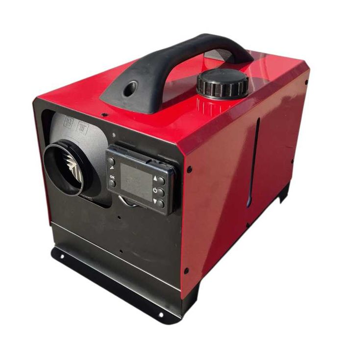 Incalzitor, sirocou de aer stationar silentios portabil, functie preincalzire 12-24V 230V, 8KW, display LCD, telecomanda