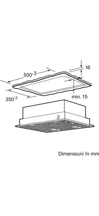 Hota incorporabila BOSCH DHL555BL