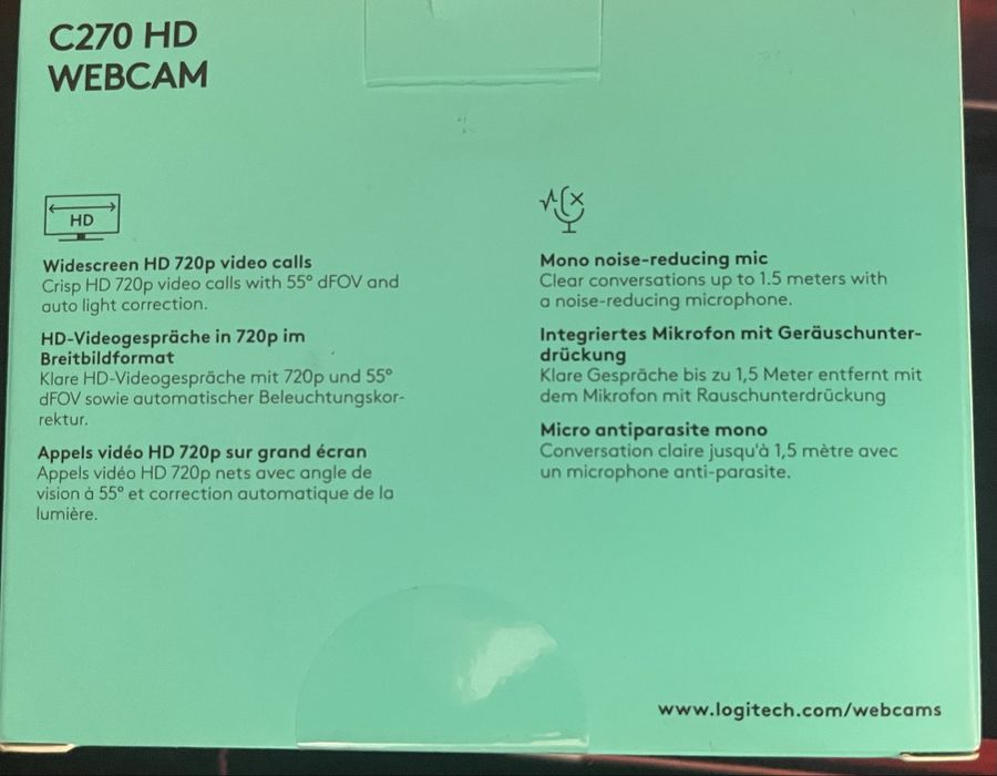 Продам веб камеру C270 HD Webcam