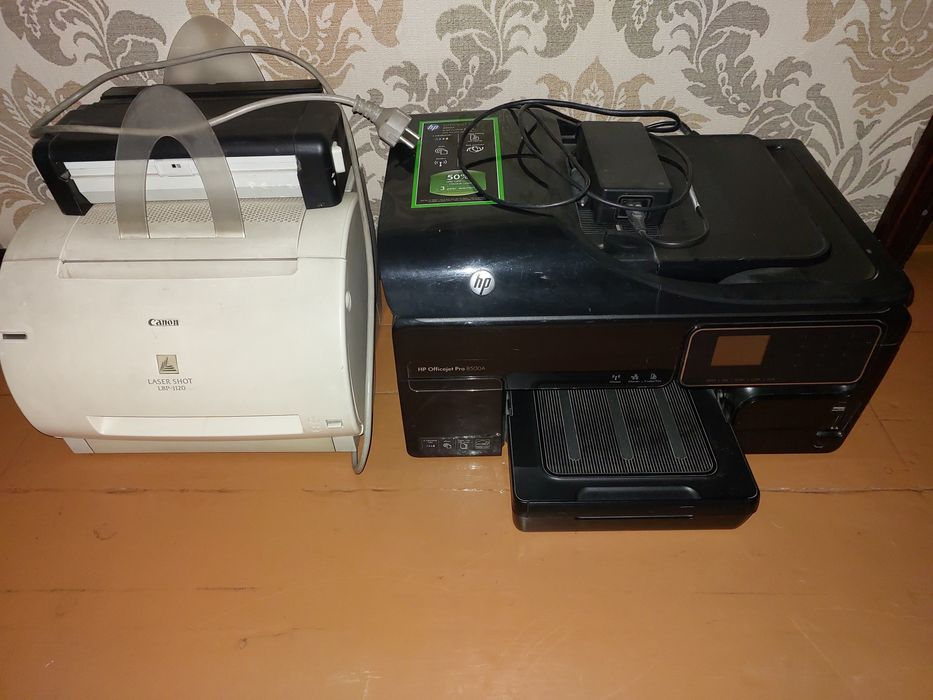 Принтеры HP8500A/саnonLBP