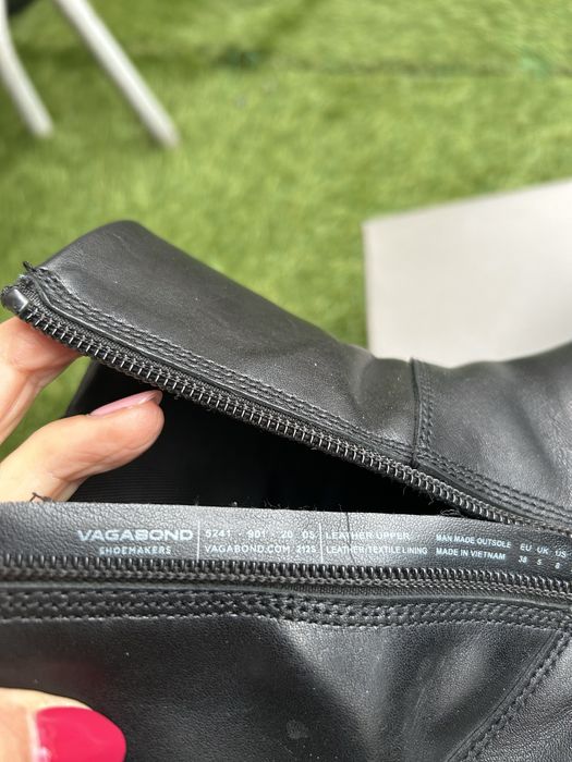 Кожени високи боти Vagabond Shoemakers черни