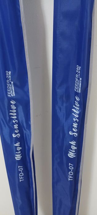 SET 2 Lansete Feeder SAIMINO TFD-07 3.9 m + 2 Mulinete SAIMINO HM 6000