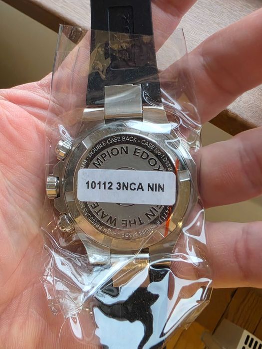 Швейцарски мъжки часовник EDOX Delfin с референция 10112 3NCA NIN