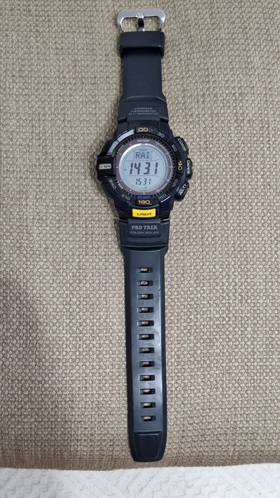 Ceas Casio Protrek PRG-270 incarcare solara Altimetru Barometru Busola