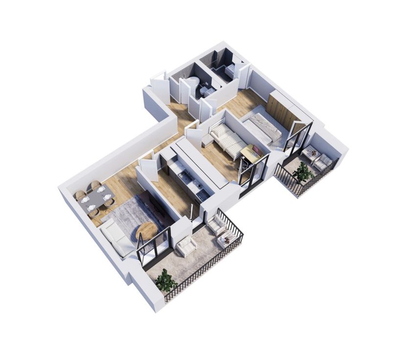 Cesionez apartament 3 camere, Estoria L3